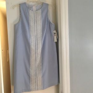 NWT Blue and White Seersucker Dress 👗